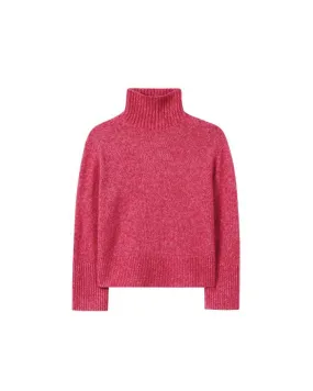 Mock Neck Chunky Knit Pullover
