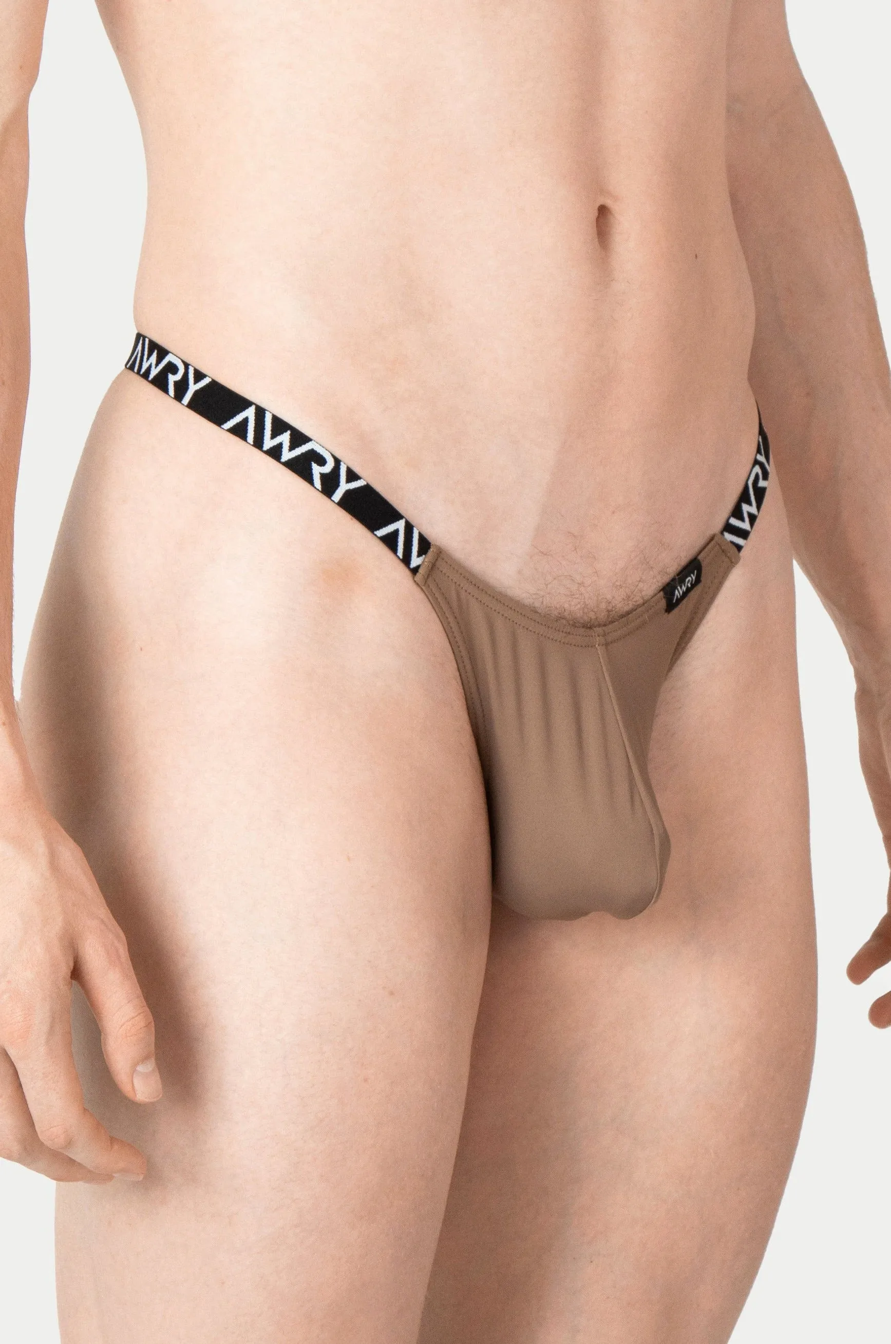 MODERN Logo Thong - Taupe
