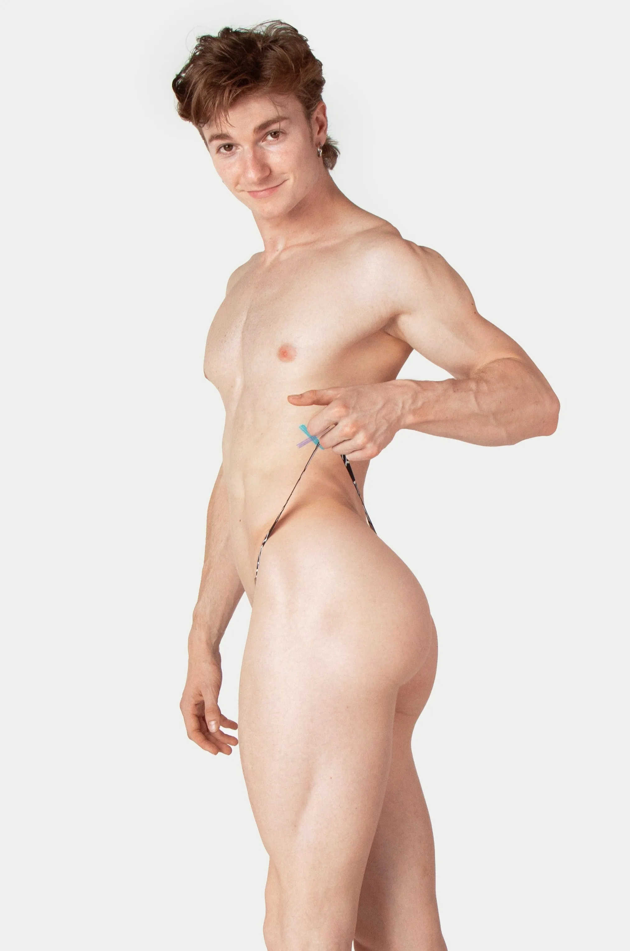 MODERN Logo Thong - Taupe