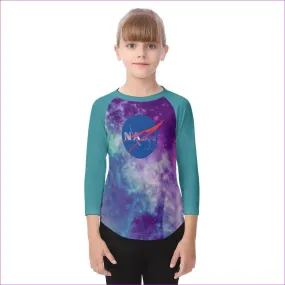 Nasa Kids O-Neck Raglan Long Sleeve T-shirt