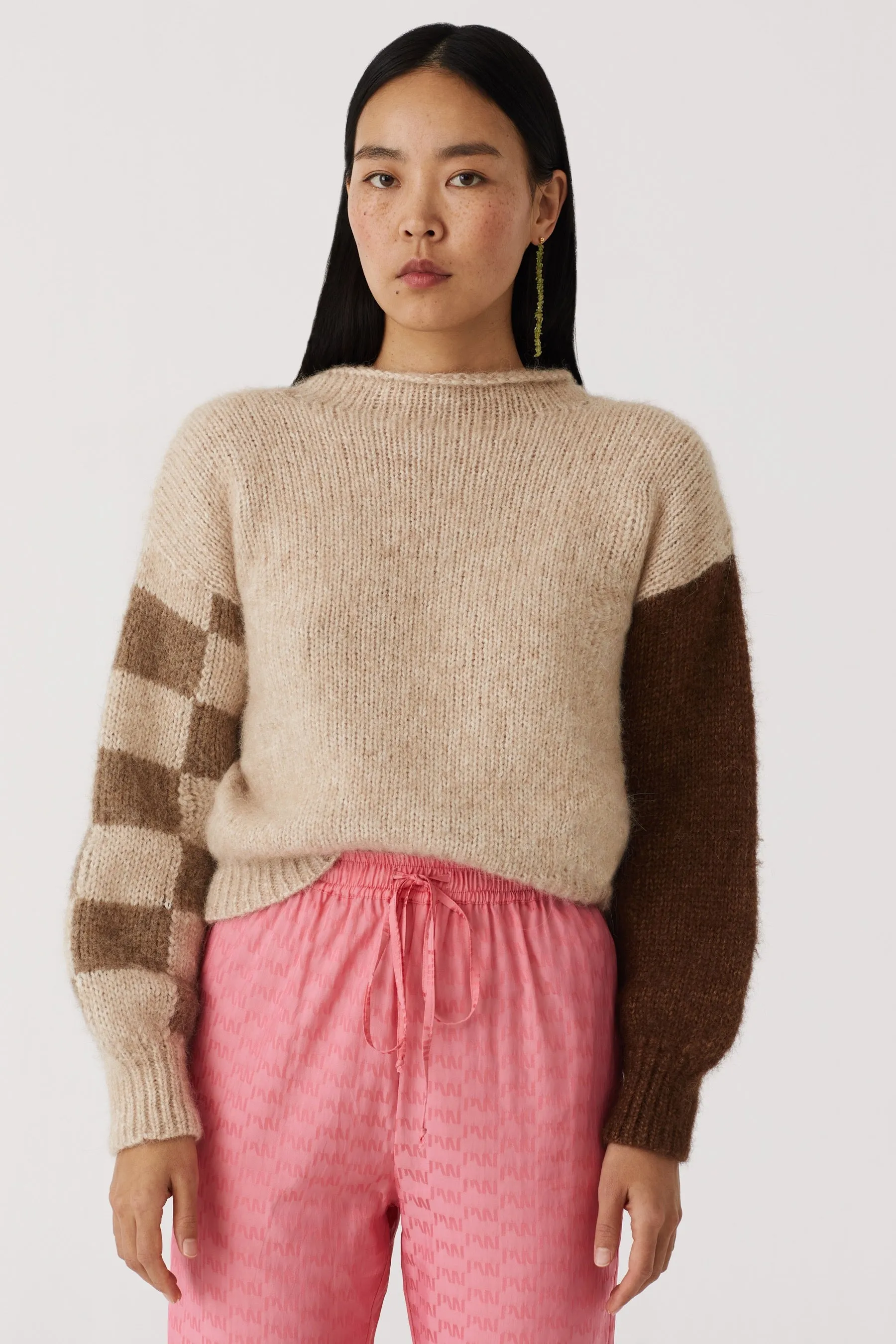 Natural Suri Sweater