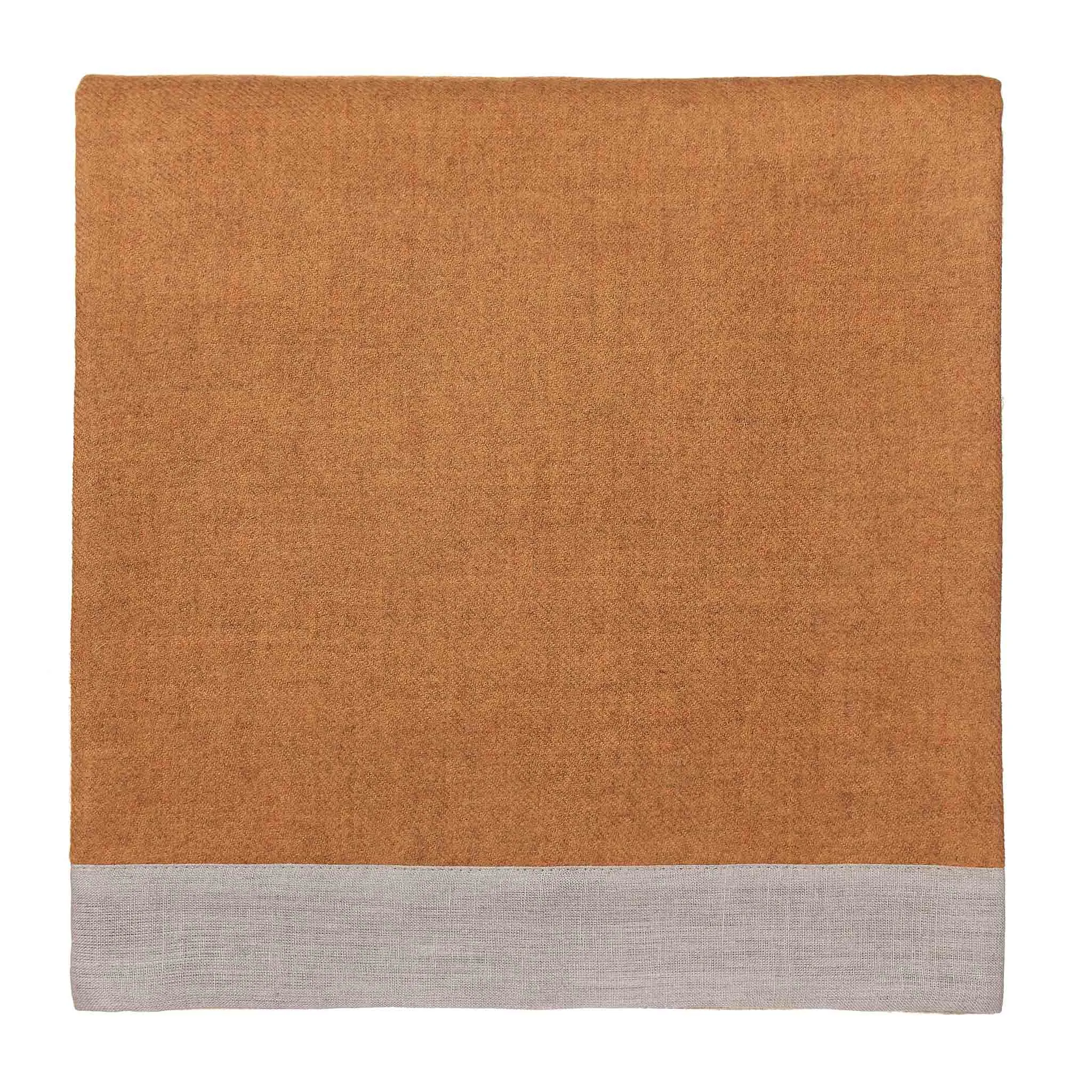 Nida Alpaca Blanket [Mustard & Natural]