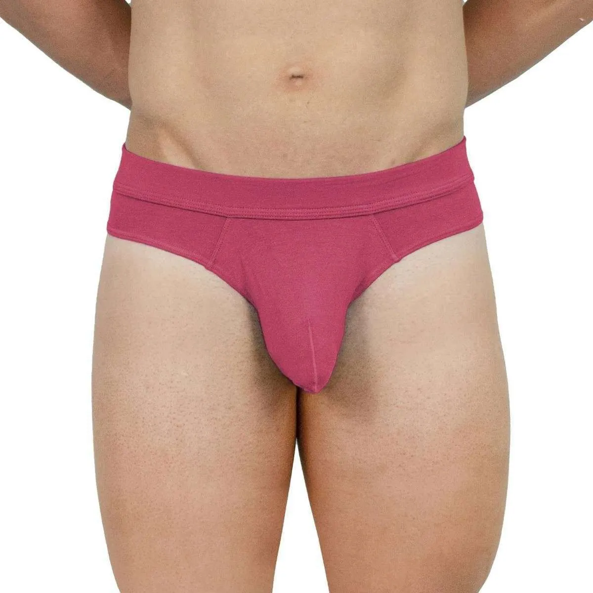 Obviously EliteMan Hipster Brief - Brick Red