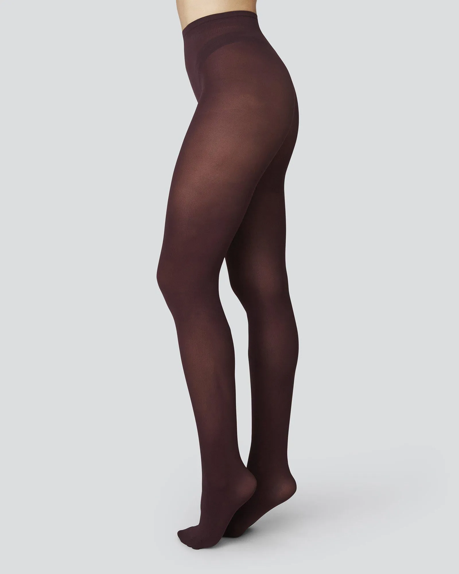 Olivia Tights 60 Denier - Bordeaux