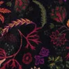 One Shoulder Ruched Velvet Floral Jumpsuit