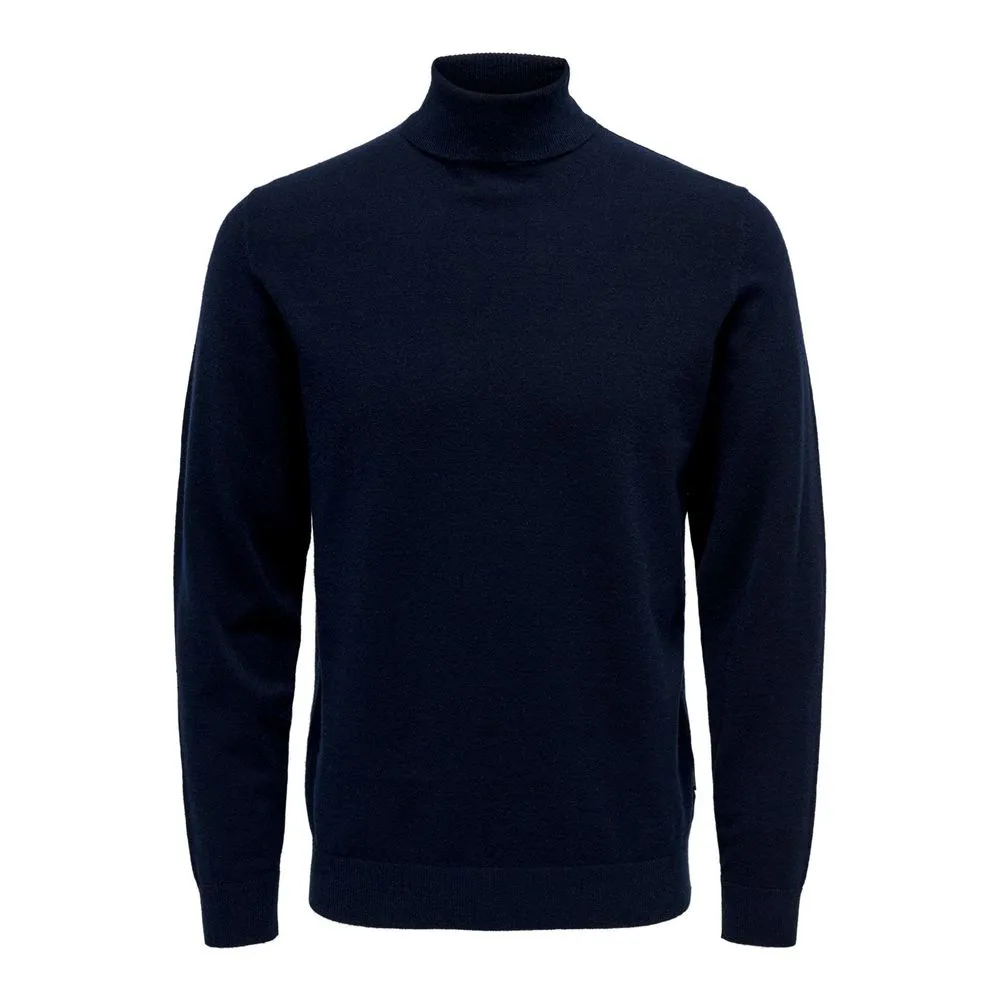 Only & Sons Blue Viscose Sweater