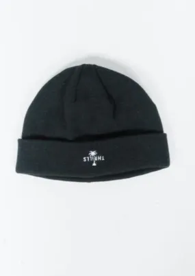 Palm Embro Beanie Black
