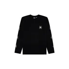 Parra Spidered Long Sleeve T-Shirt Black