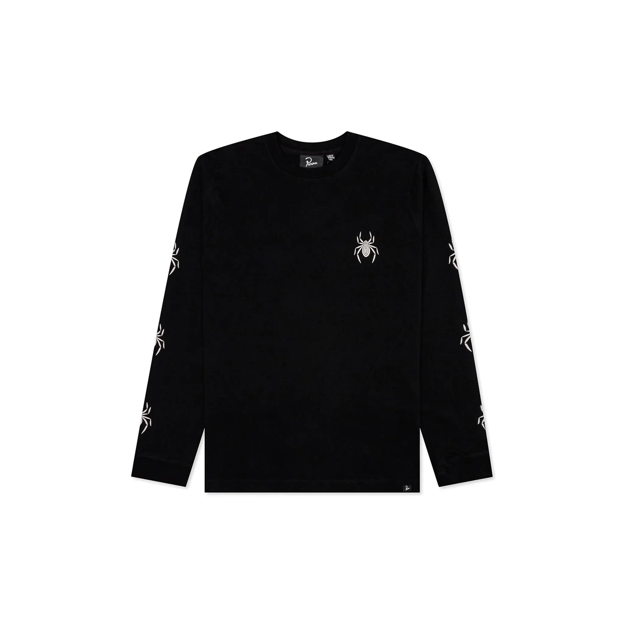 Parra Spidered Long Sleeve T-Shirt Black