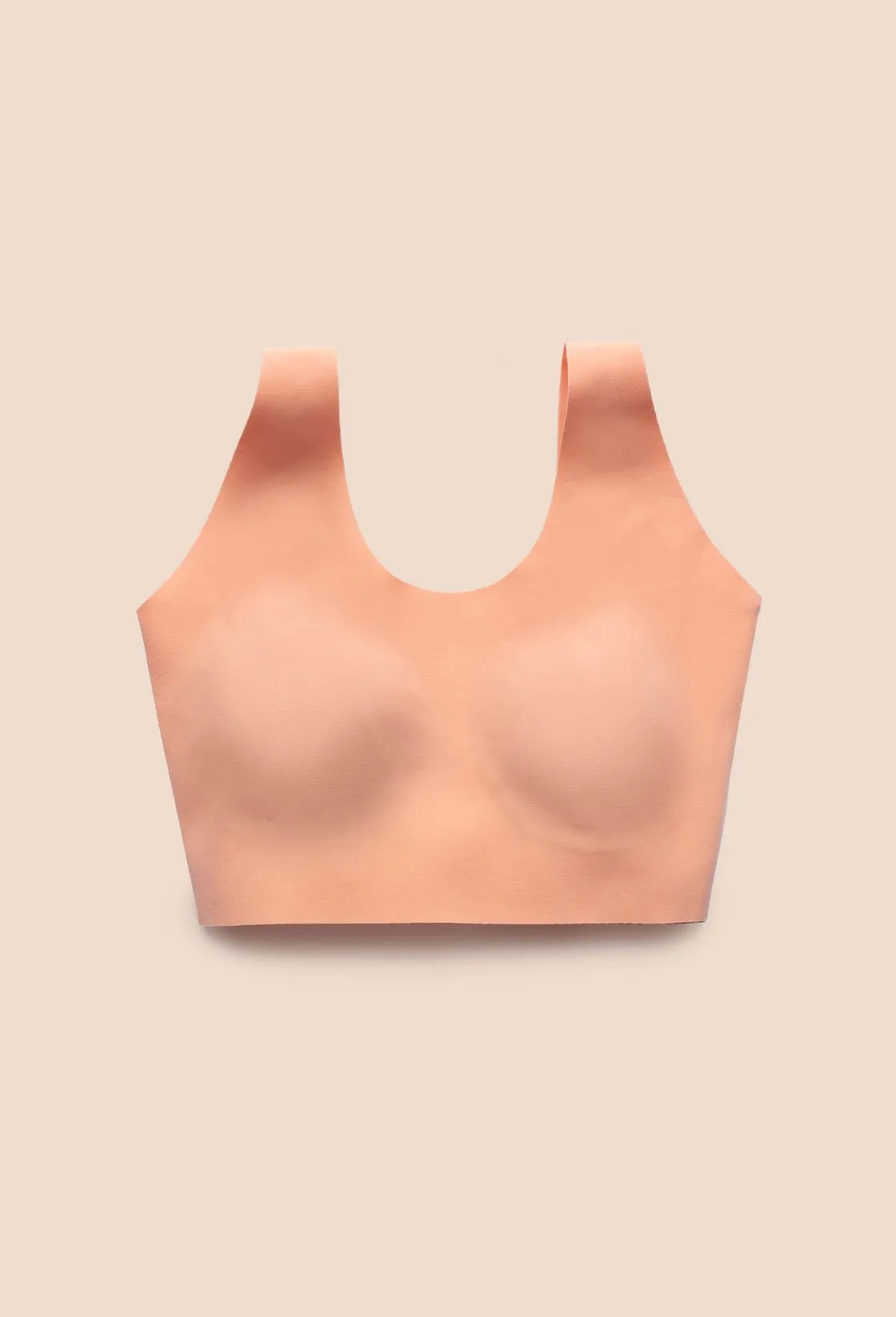 Peach Cotton Bralette