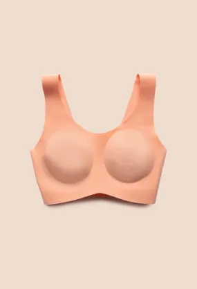Peach Cotton Bralette