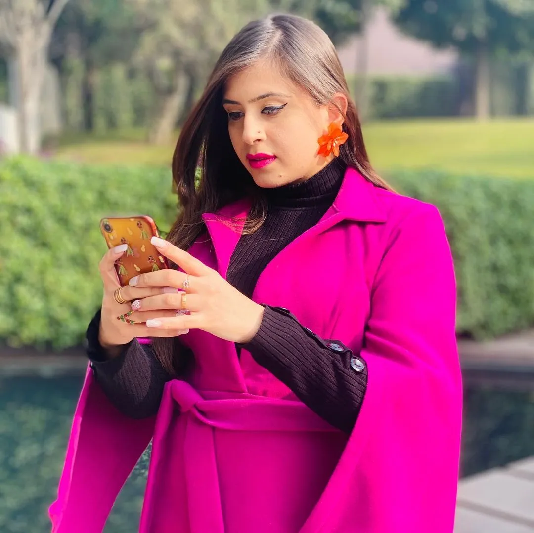 Pink Peplum Coat
