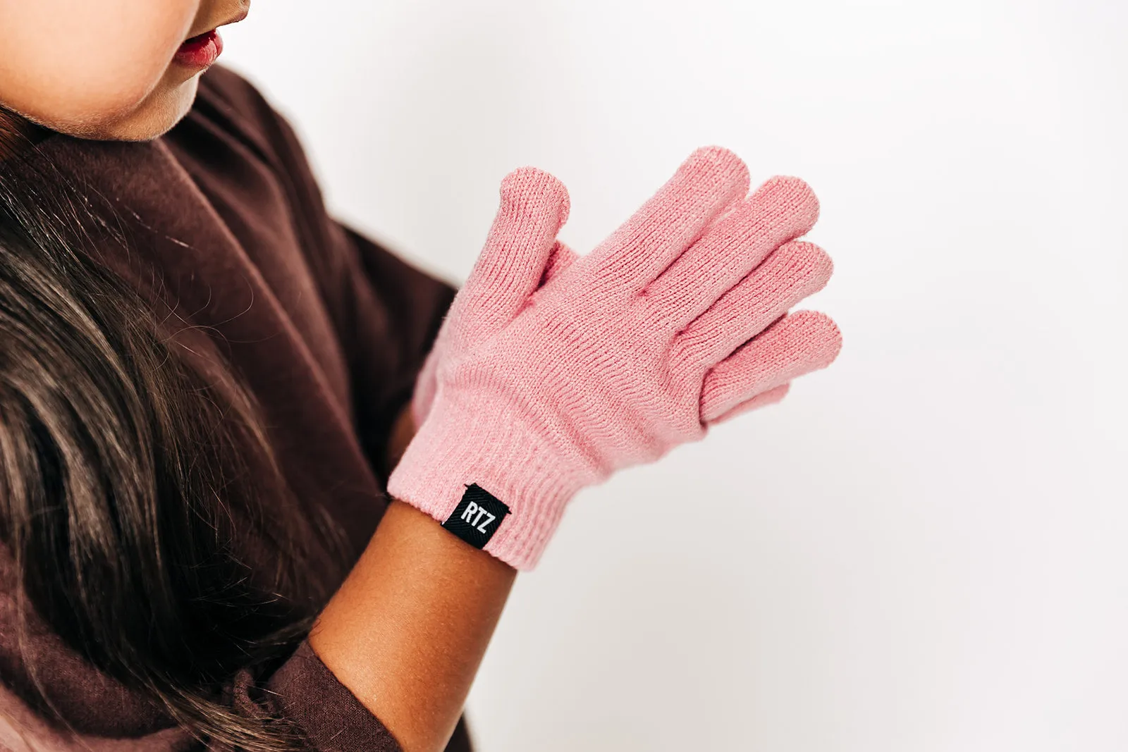 Pink Smiley Pom Pom Hat