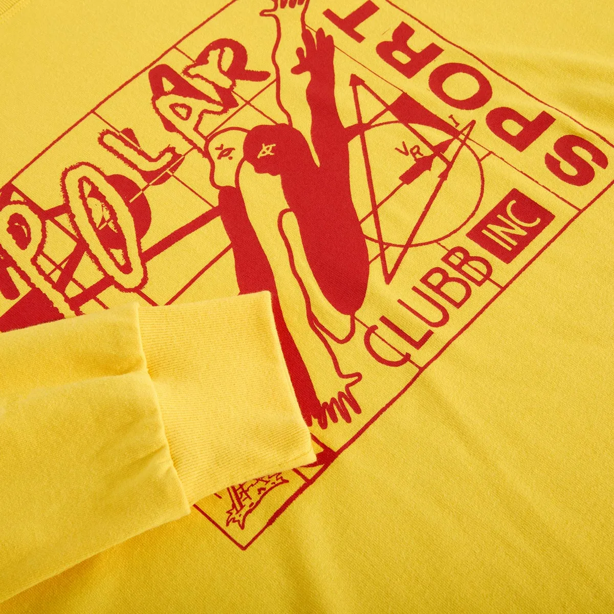 Polar Clubb Inc Long Sleeve T-Shirt - Lemon