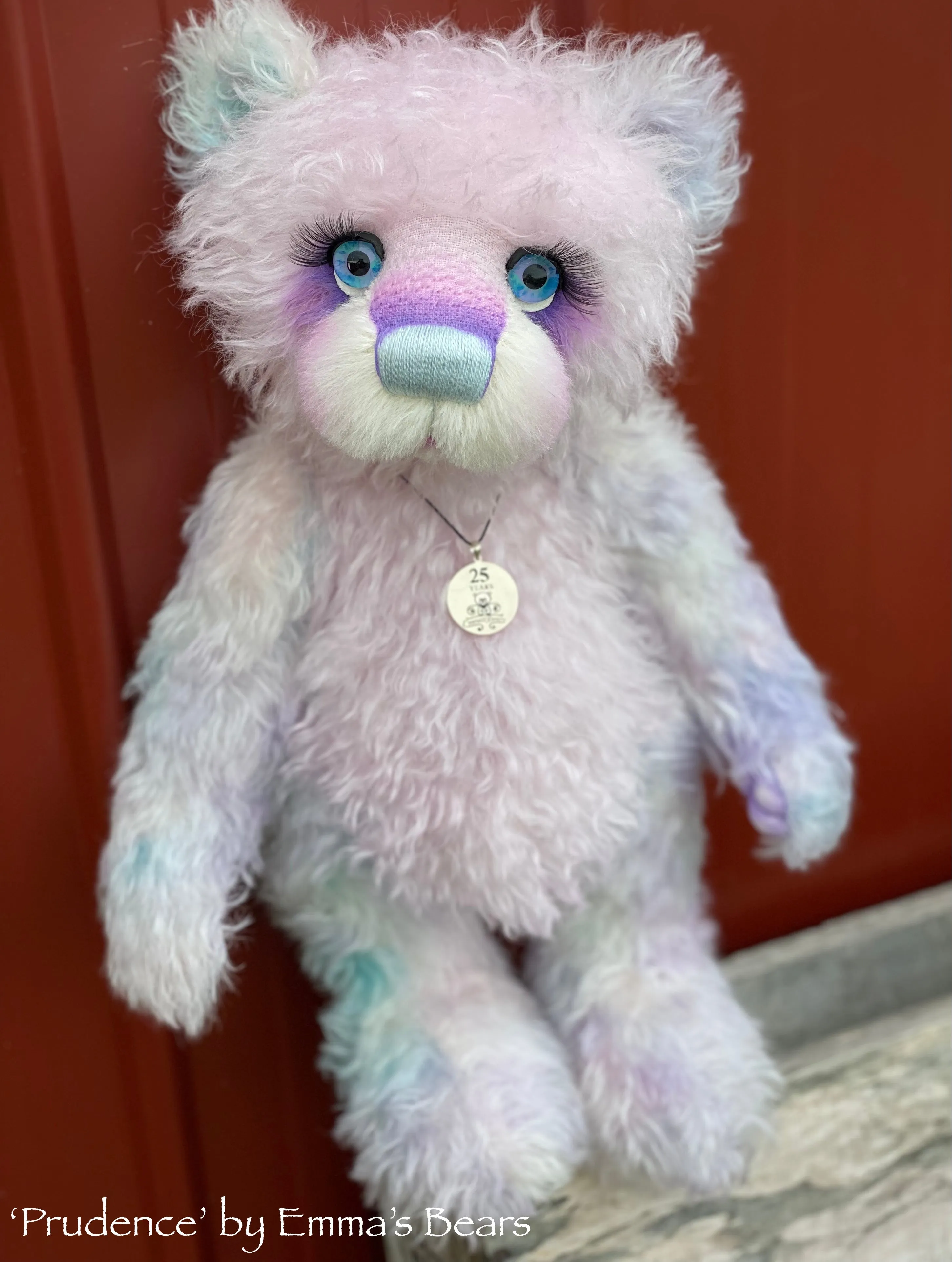Prudence - 16" SPECIAL 25th Anniversary Collection Hand-dyed mohair Artist Bear by Emmas Bears - OOAK