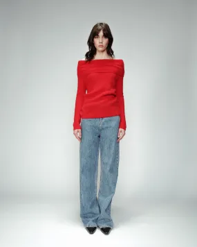 Pullover Oranger Rouge