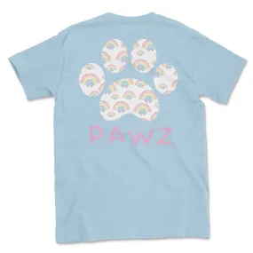Rainbow Pawz (Adult Short Sleeve T-Shirt)