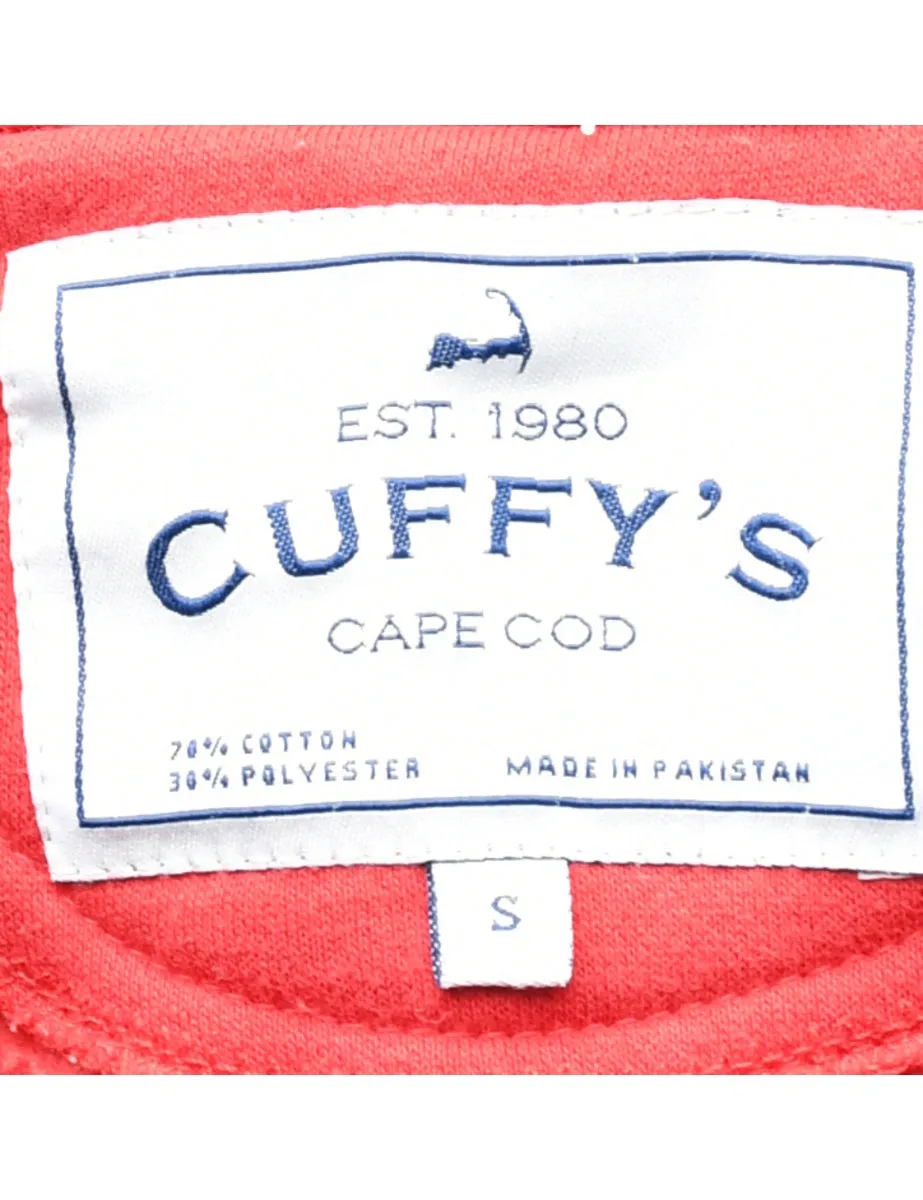 Red Cape Code Hooded Track Top - S
