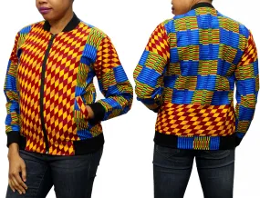 Reddy Kente Women's Bomber Jacket