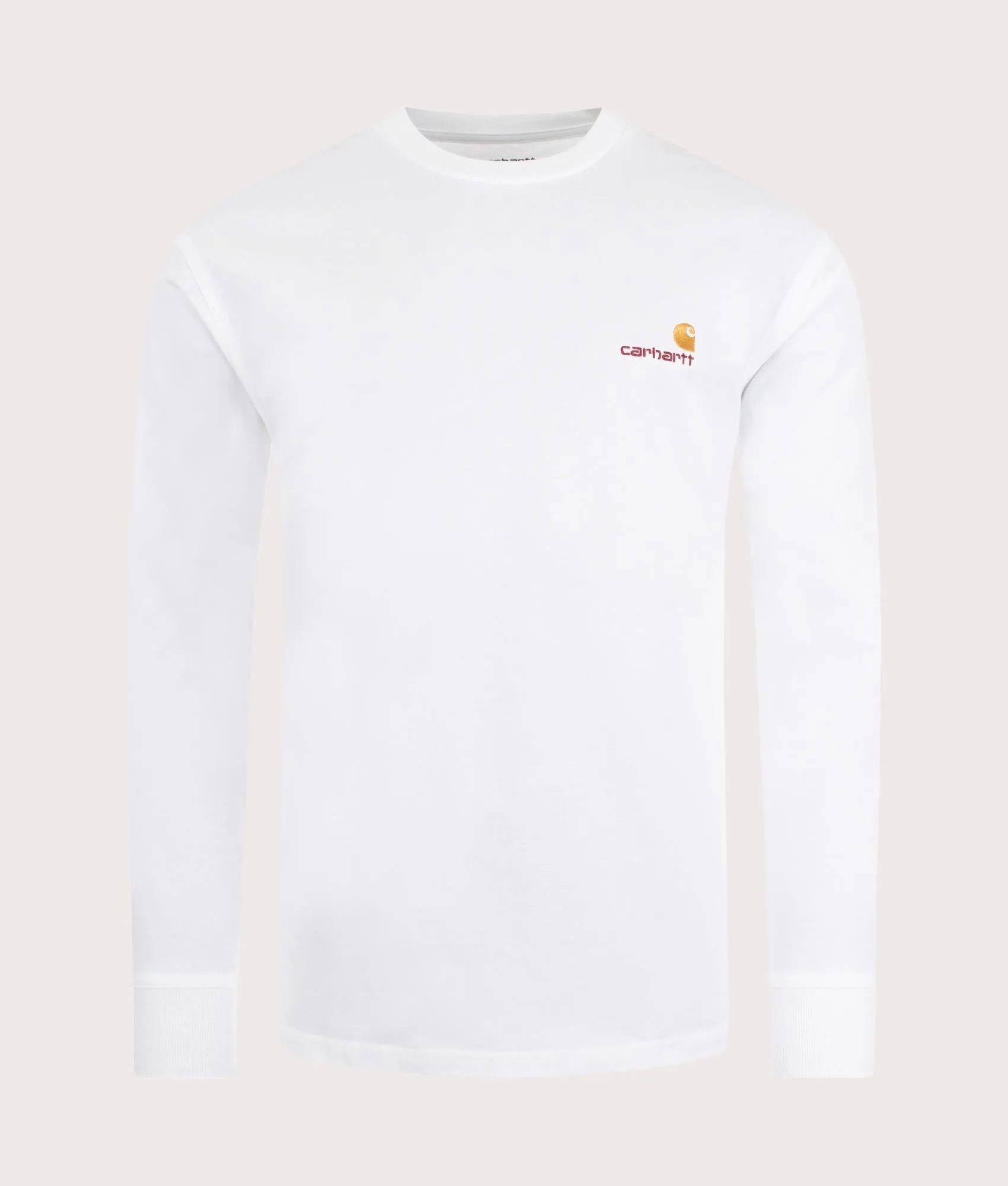 Relaxed Fit Long Sleeve American Script T-Shirt