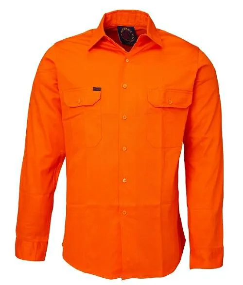 Ritemate RM1000 Open Front Long Sleeve Shirt