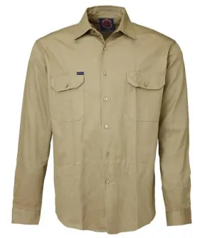 Ritemate RM1000 Open Front Long Sleeve Shirt