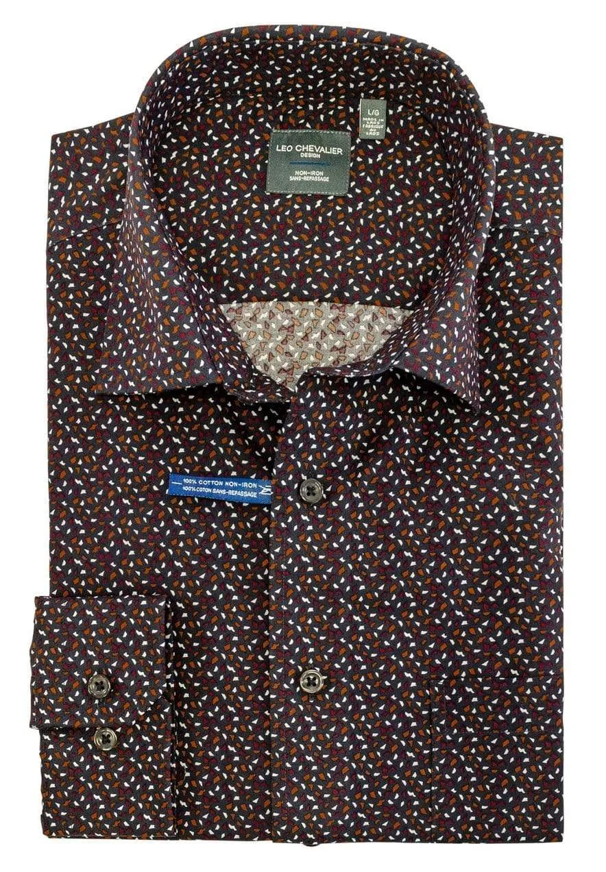 Sale 100% Cotton Non Iron Sport Shirts by Leo Chevalier