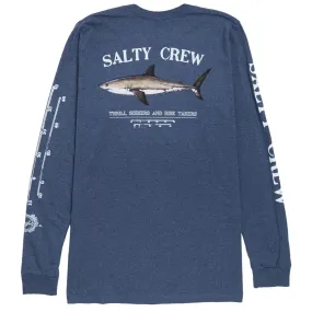 Salty Crew Bruce Classic Long Sleeve T-Shirt - Navy Heather