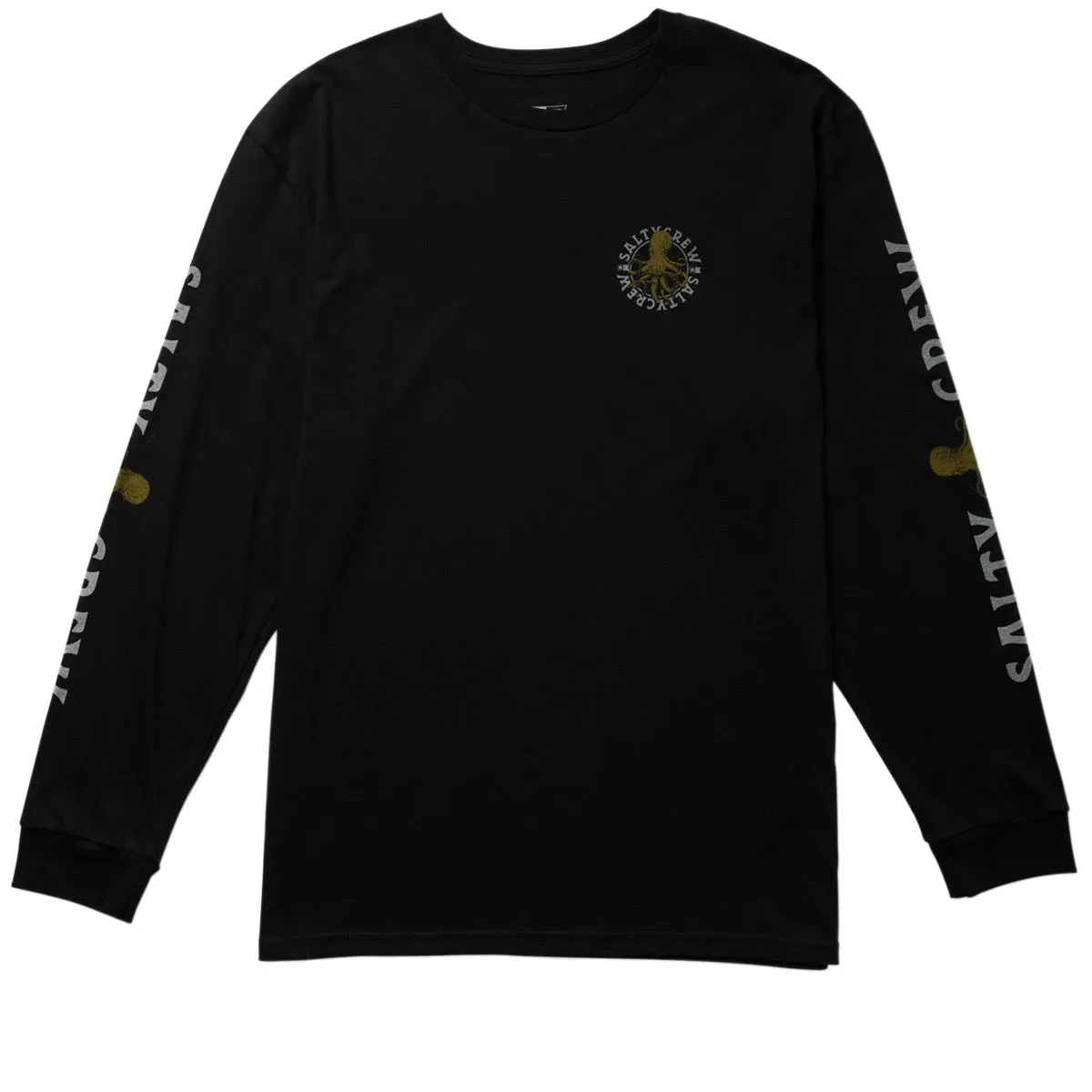 Salty Crew Tentacles Long Sleeve T-Shirt - Black