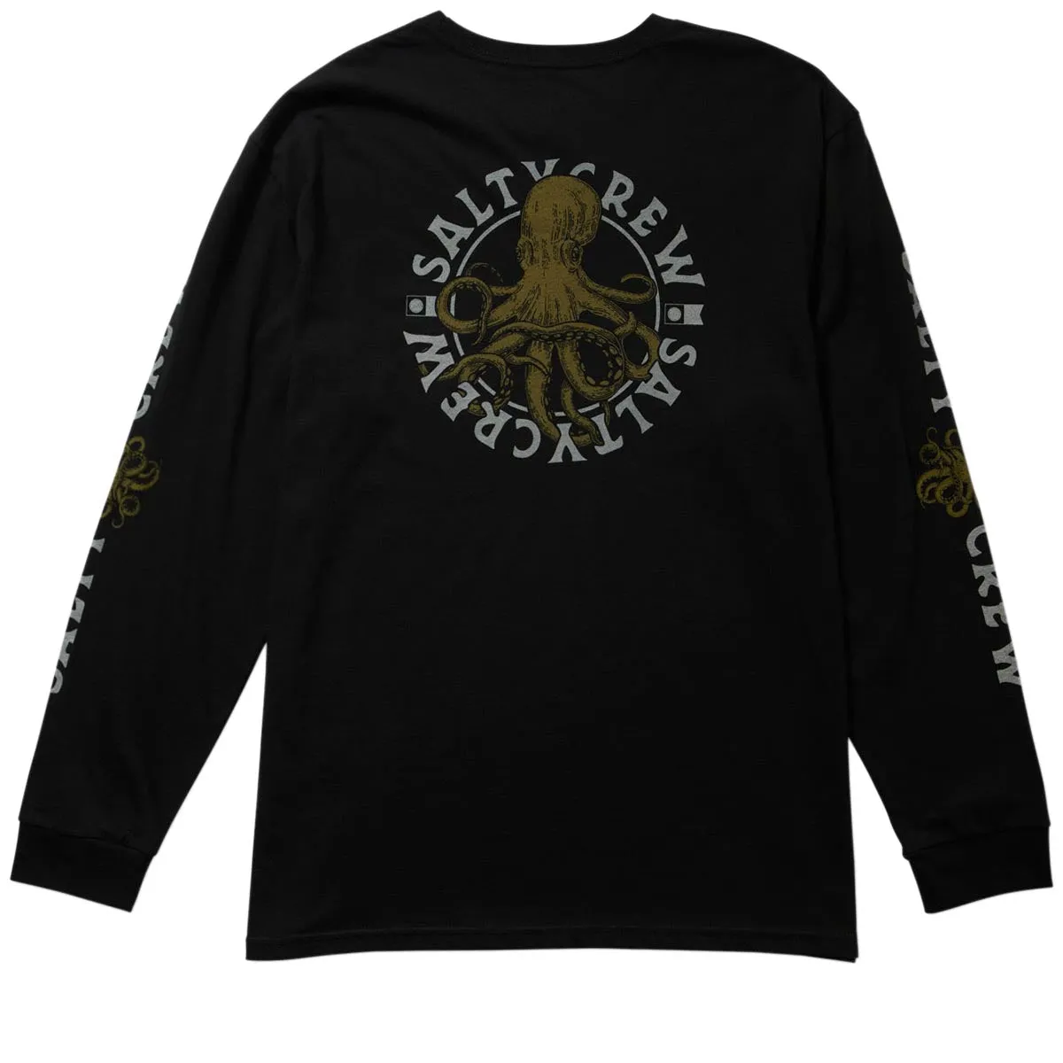 Salty Crew Tentacles Long Sleeve T-Shirt - Black