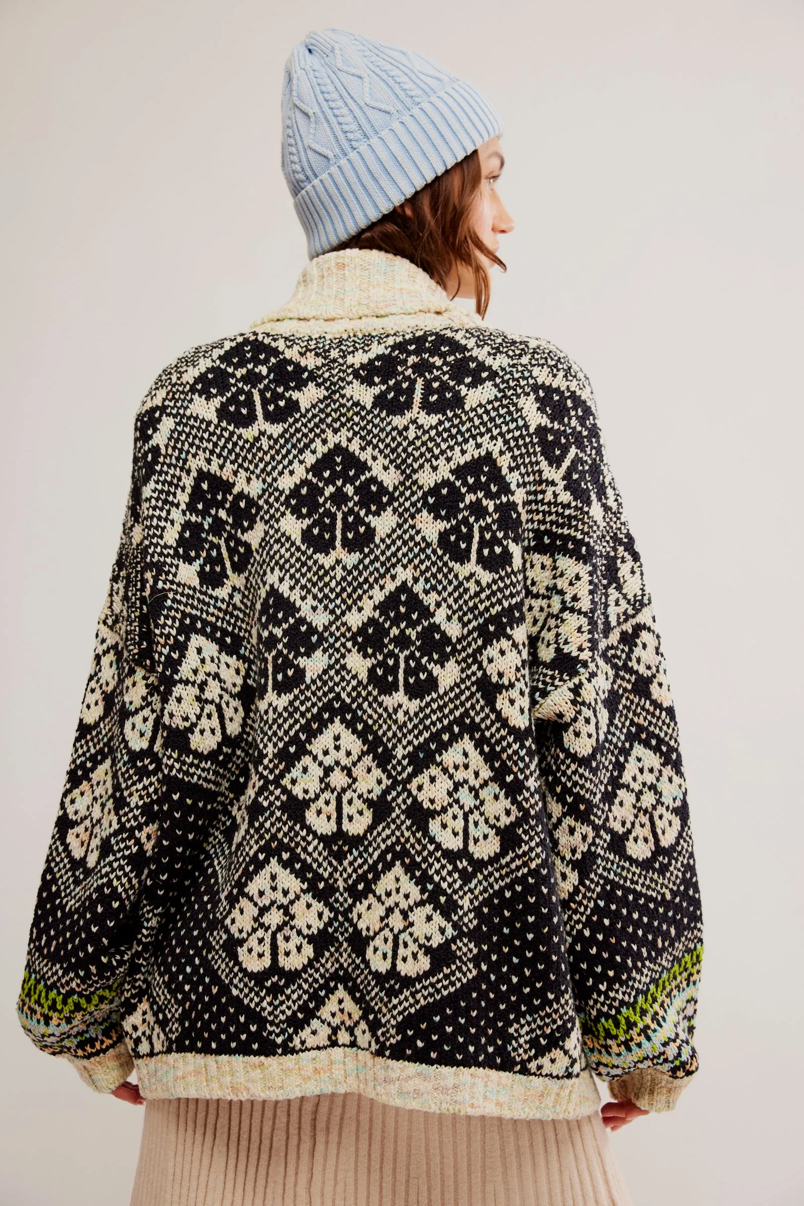 Sasha Cardigan Onyx Blossom Combo