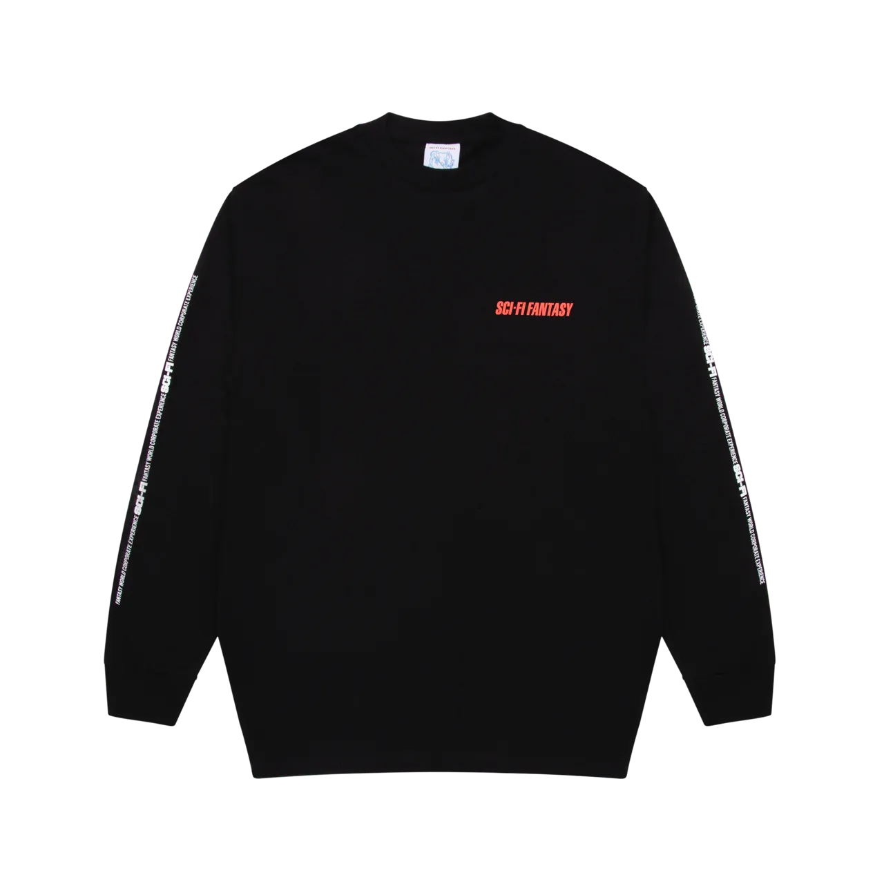 Sci-Fi Fantasy Fantasy World Long Sleeve T-shirt - Black