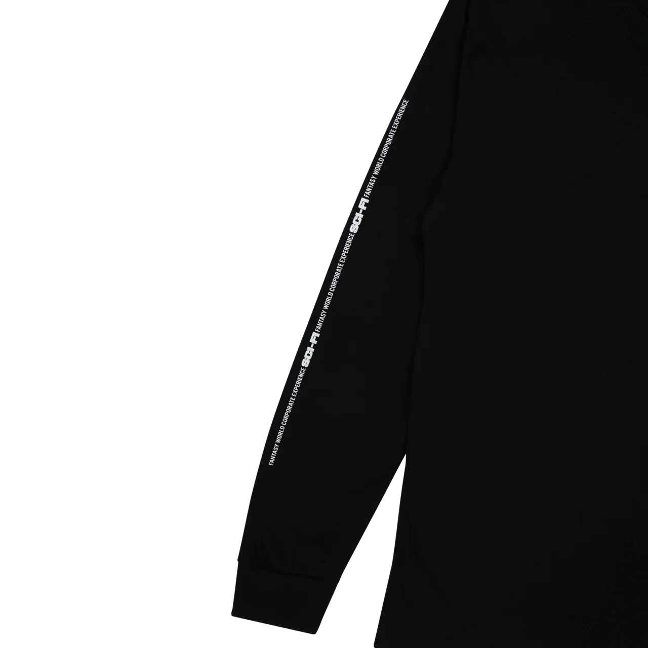 Sci-Fi Fantasy Fantasy World Long Sleeve T-shirt - Black