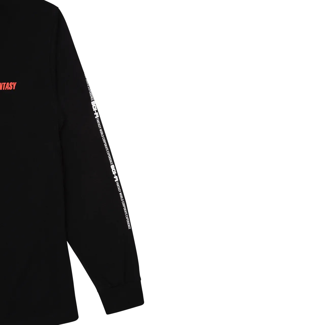 Sci-Fi Fantasy Fantasy World Long Sleeve T-shirt - Black
