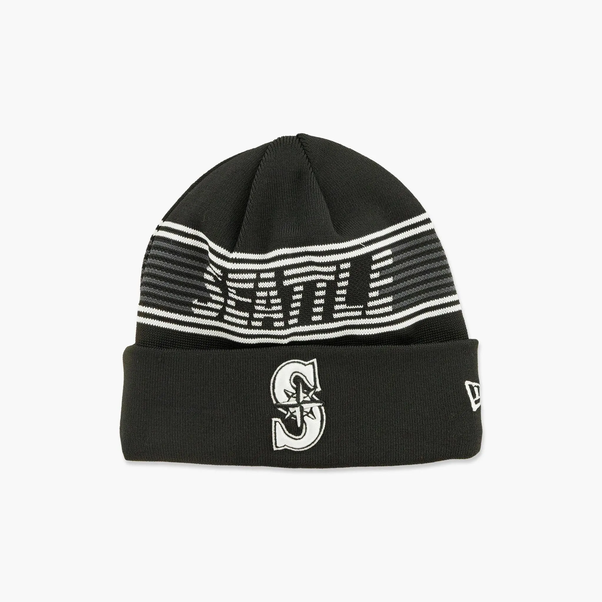 Seattle Mariners Blackout Sport Knit Beanie