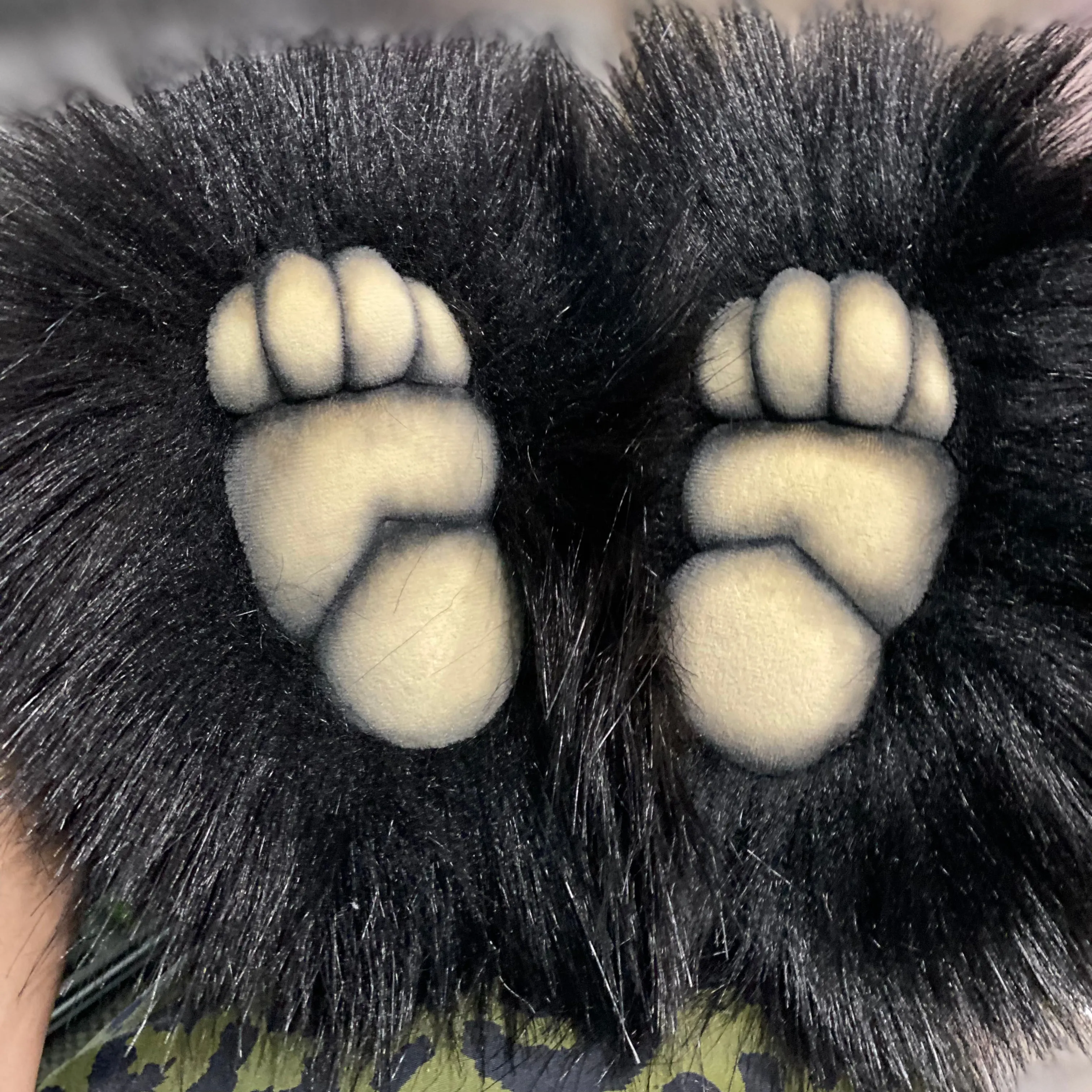 Sherbet lemon - 16" faux fur and alpaca Artist Bear by Emma's Bears - OOAK