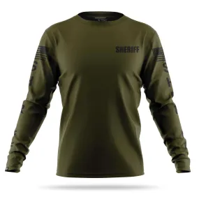 [SHERIFF] Men's Performance Long Sleeve [GRN/BLK]
