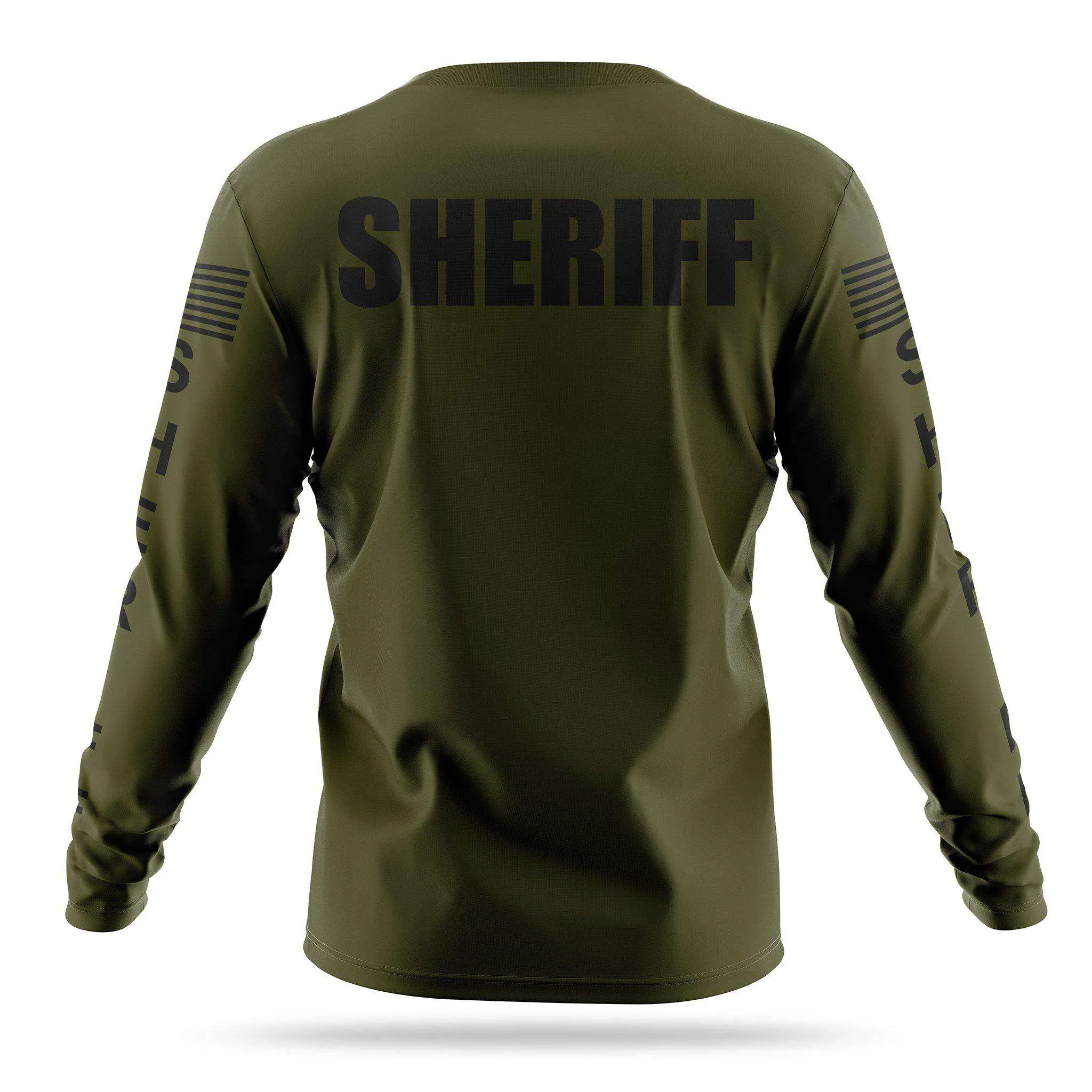 [SHERIFF] Men's Performance Long Sleeve [GRN/BLK]