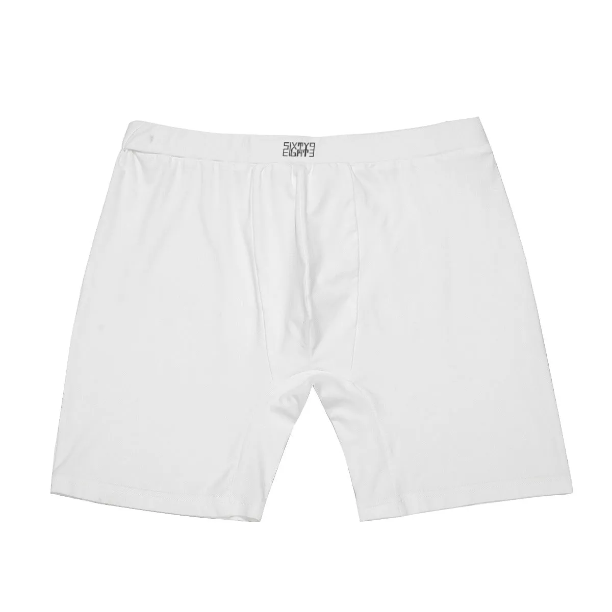 Sixty Eight 93 Logo Black White Men's Long Boxer Briefs