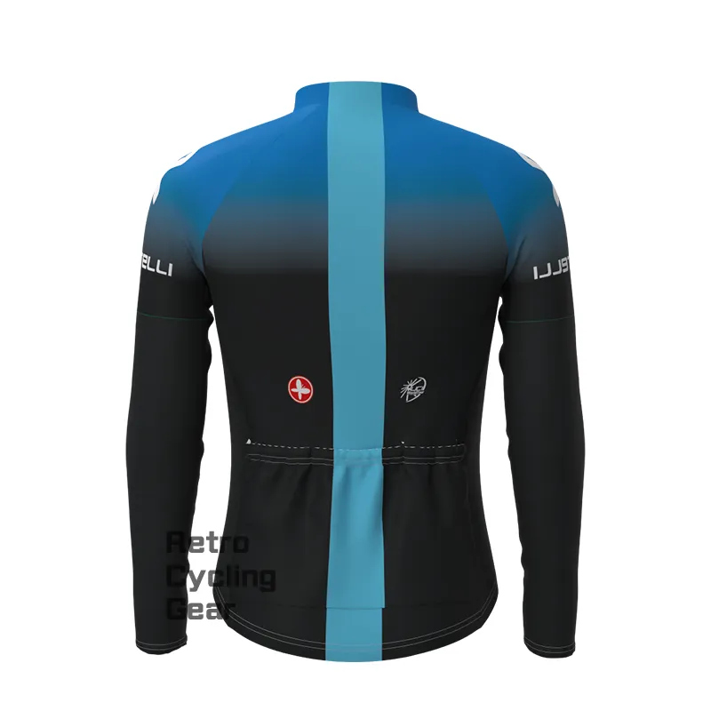 sky Retro Long Sleeve Jersey