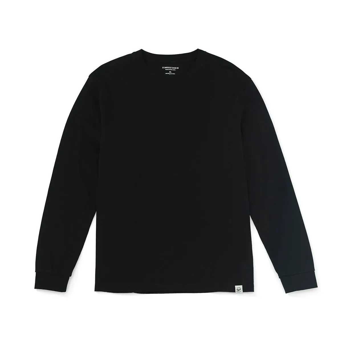 Solid Color Long Sleeve T-Shirt for Men - High Quality, Plus Size