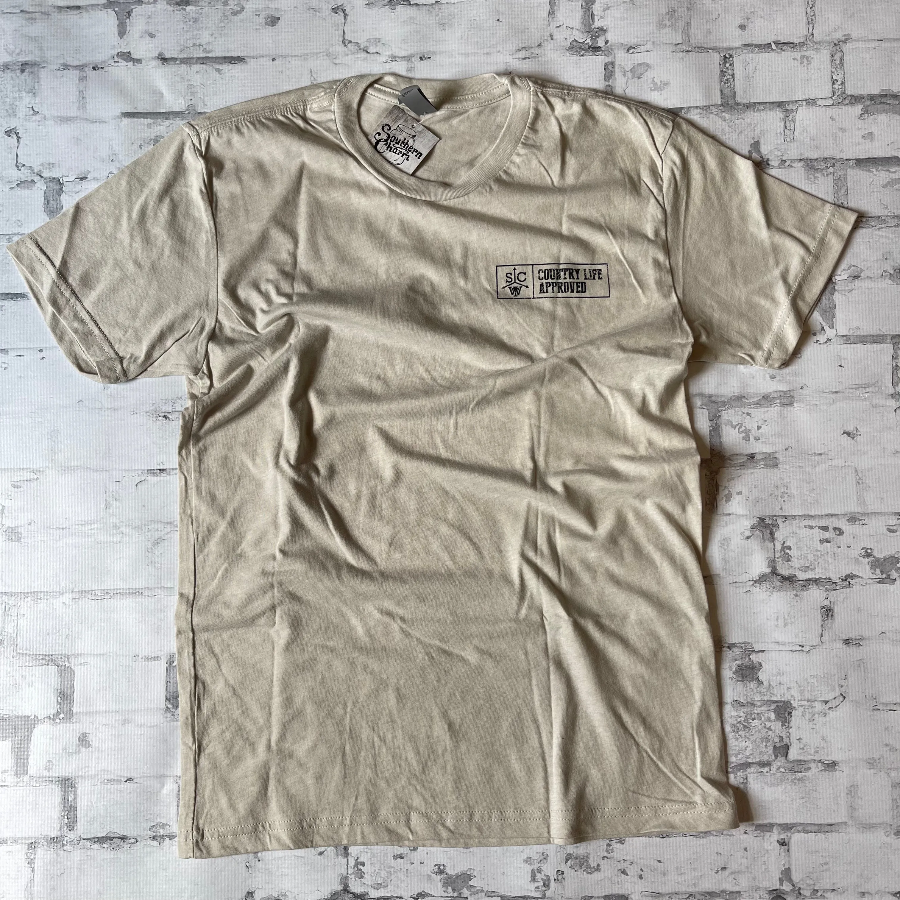 Southern Charm "Puppy Lab" Short Sleeve T-shirt - Silk