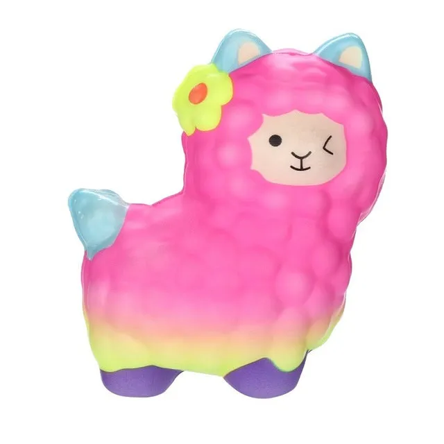 Squishy Rainbow Alpaca