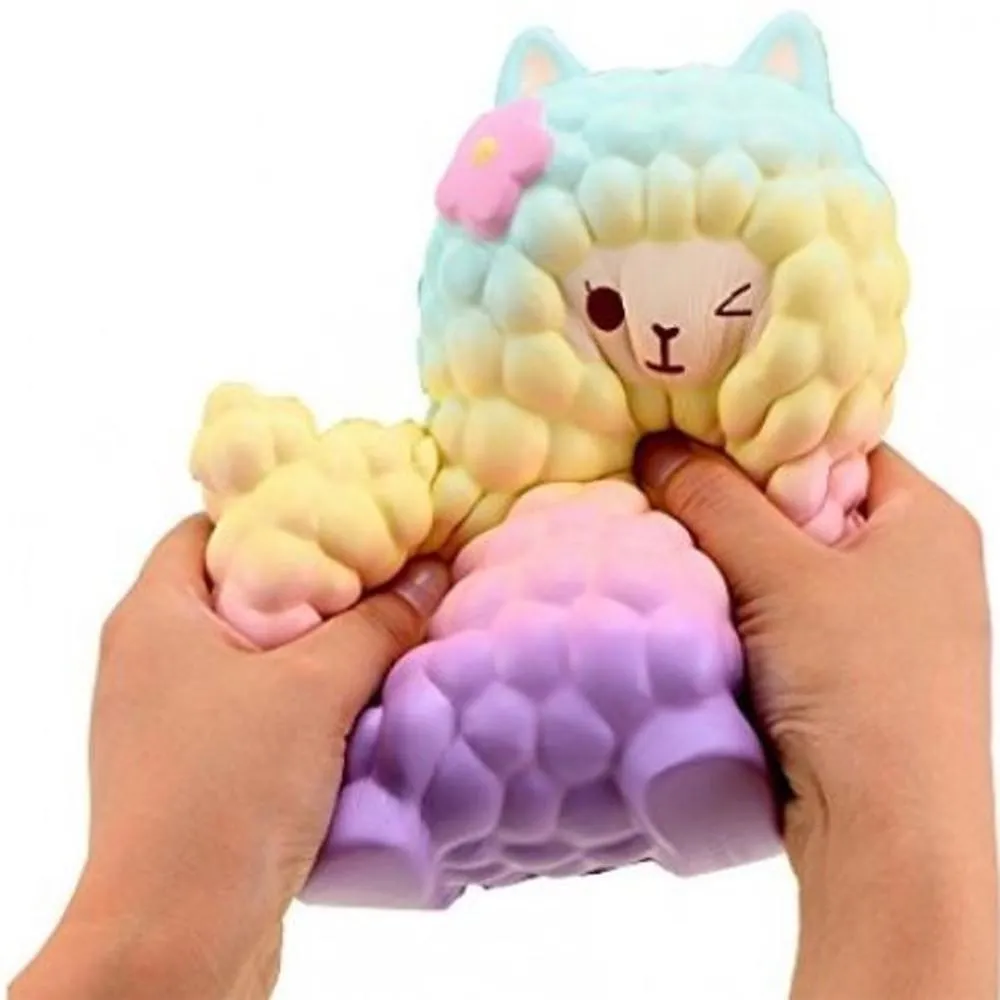 Squishy Rainbow Alpaca