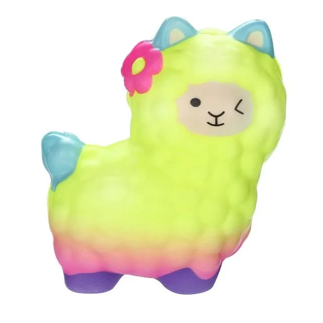 Squishy Rainbow Alpaca