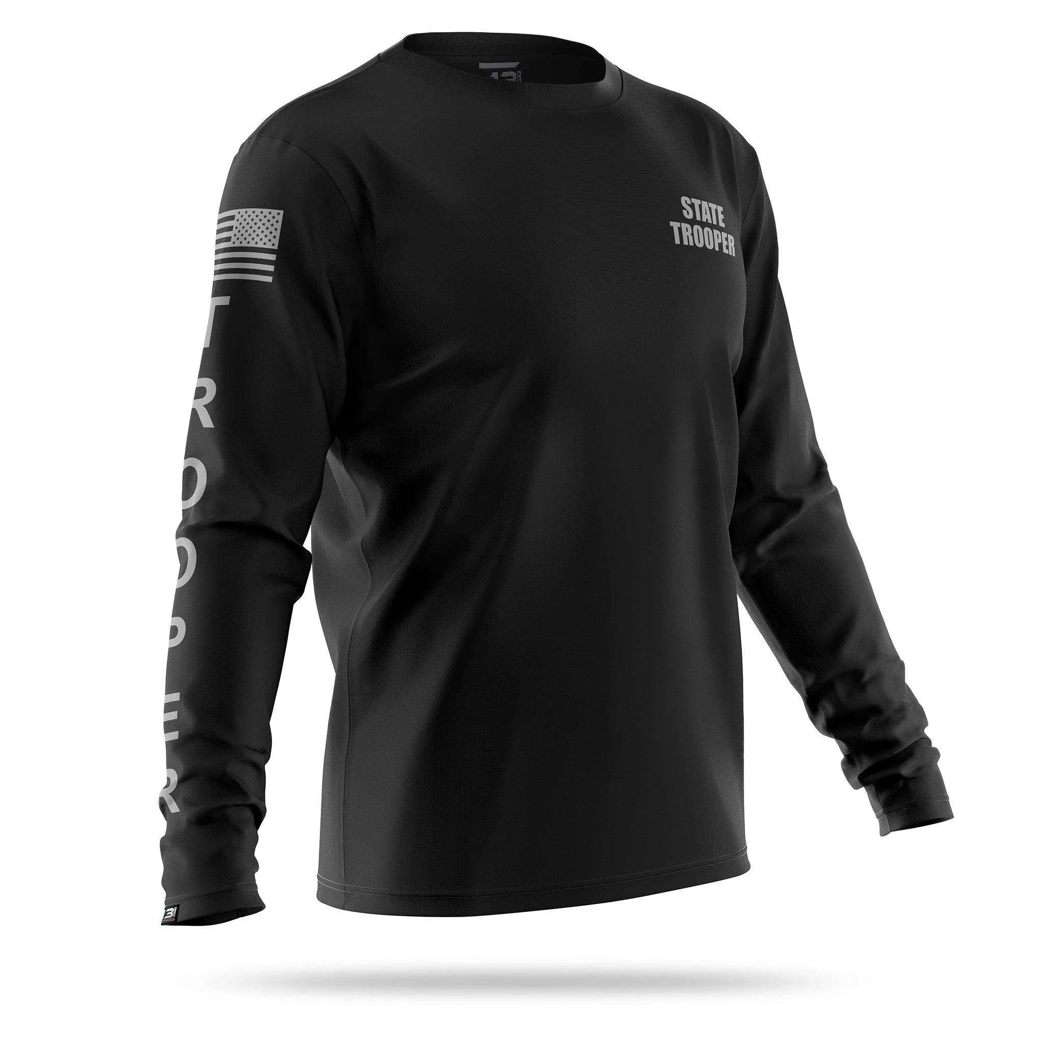 [STATE TROOPER] Men's Utility Long Sleeve [BLK/GRY]