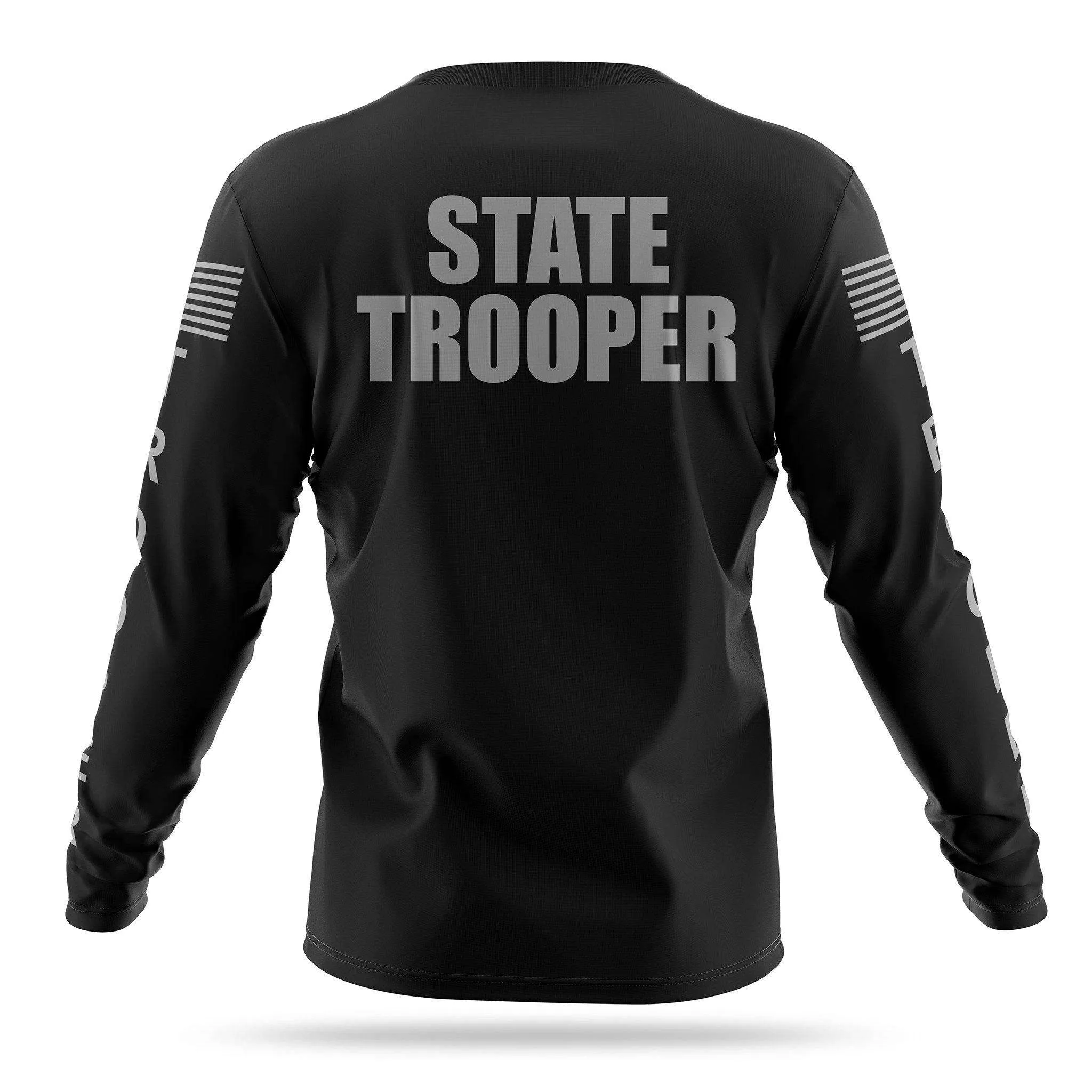 [STATE TROOPER] Men's Utility Long Sleeve [BLK/GRY]