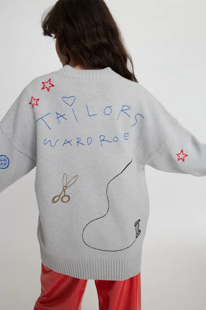 Stella Nova Tailors Light Grey Cardigan