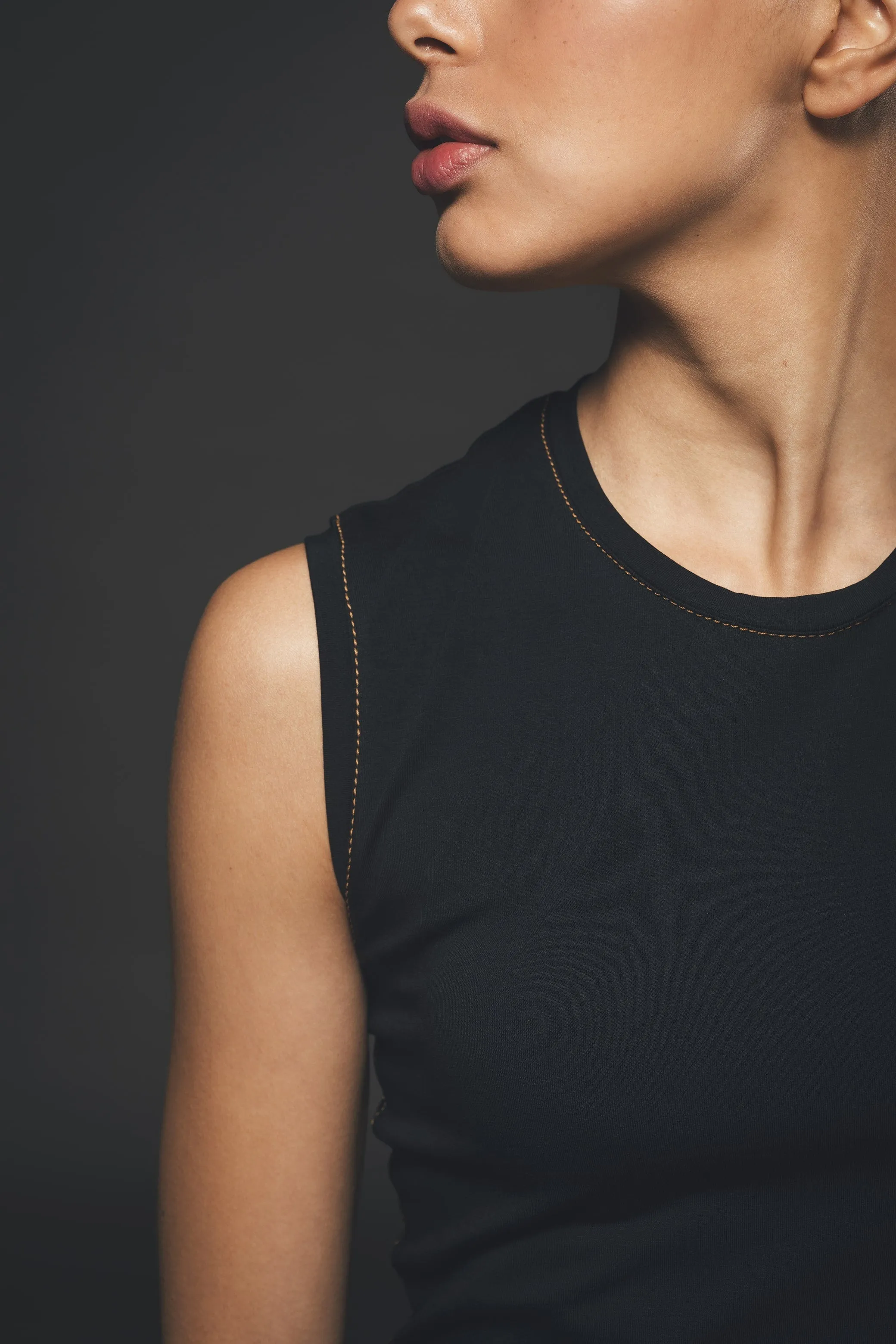 Straight-Leg Jumpsuit in Black