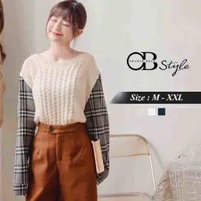 SUGAR KNIT LONG SLEEVE TOP